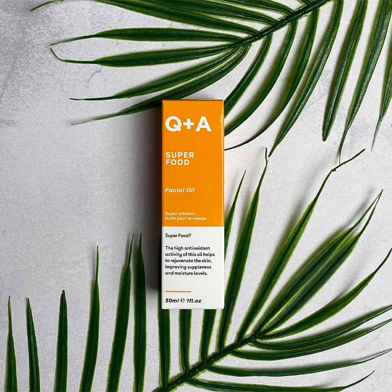 Q+A Superfood Facial Oil | afforable superfood skincare
