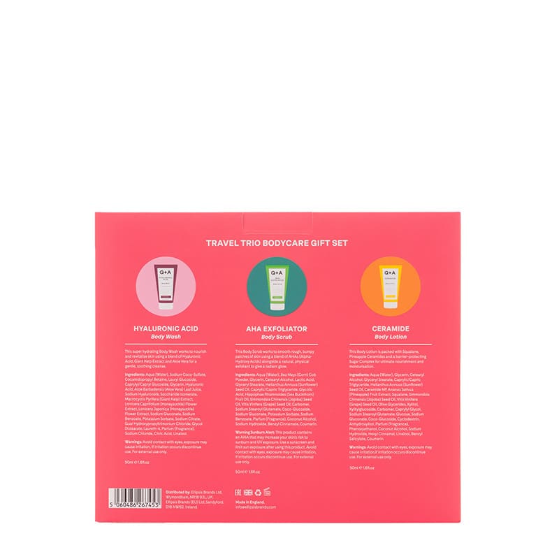 Q+A Travel Trio Gift Set Discontinued