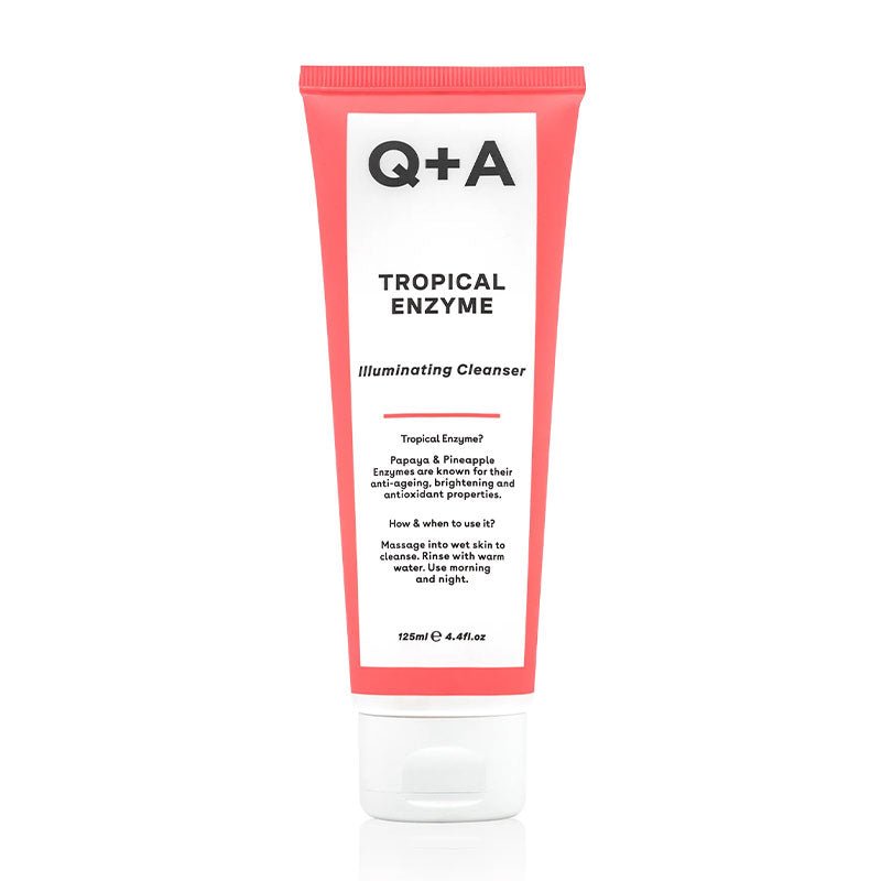 Q+A Tropical Enzyme Illuminating Cleanser | pineapple and papaya cleanser