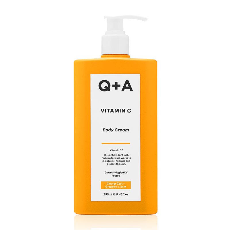 Q+A Vitamin C Body Cream | brighten the body with vitamin c