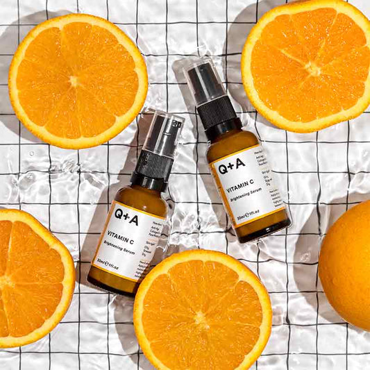 Q+A Vitamin C Brightening Serum | serum as a mist for brightening the skin