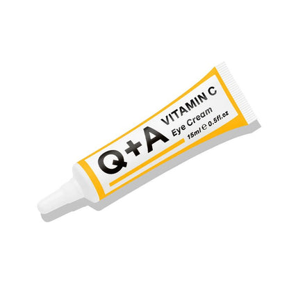 Q+A Vitamin C Eye Cream | delicate skin brightening undereye