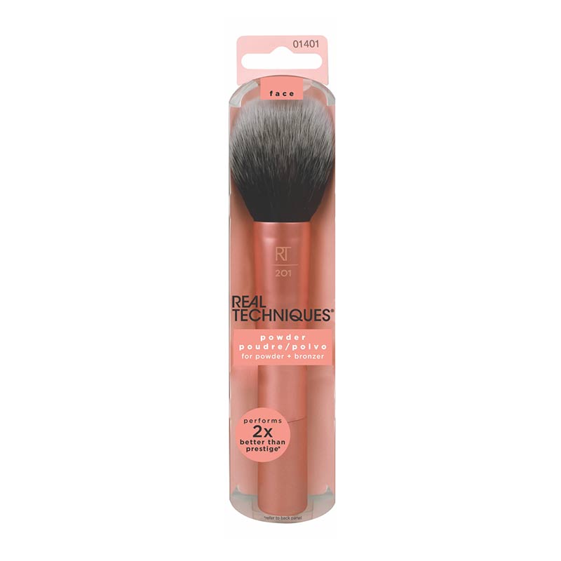  Real Techniques | Powder Brush | ultra-soft face brush | blend | smooth | swipe | makeup | perfect | designed by makeup artists | flawless | synthetic bristles | large | domed shape | application