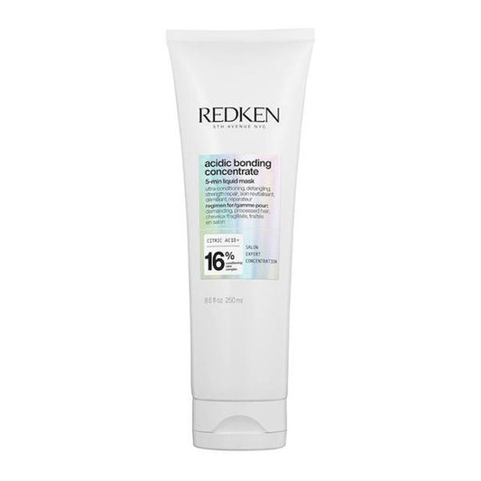 Redken Acidic Bonding Concentrate 5-Minute Liquid Mask | new | ultra-conditioning | hair mask | deep hydration | bond repair | all hair types and textures | looking | feeling | healthier | 5 minutes | time | care | hair.