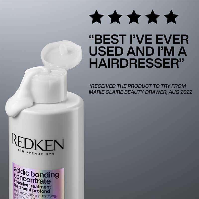 Redken, bond repair hair set, acidic bonding concentrate, intensive hair treatment