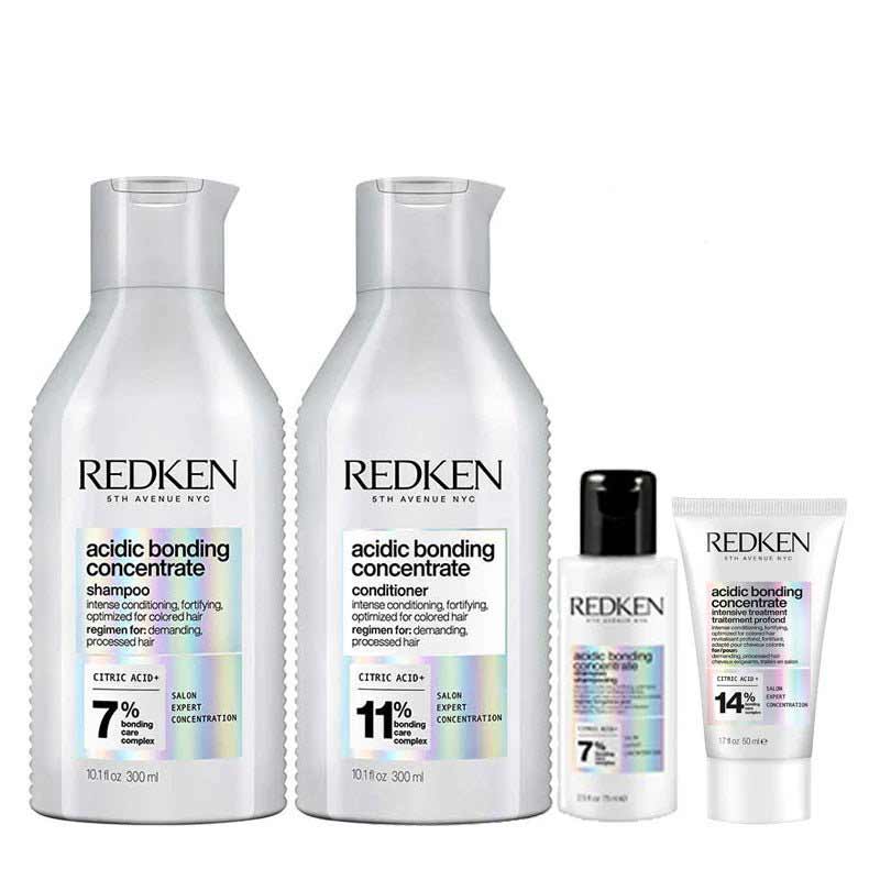 Redken Acidic Bonding Concentrate Shampoo & Conditioner, Redken ABC bundle