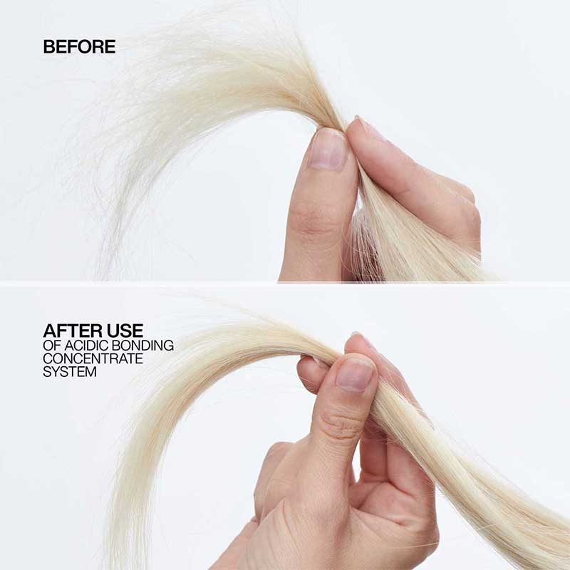 Redken Acidic Bonding Concentrate shampoo & Conditioner, haircare for damaged hair