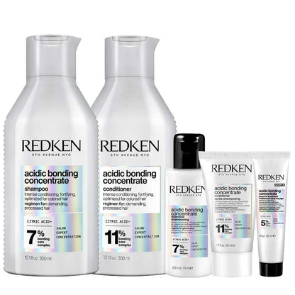 Redken Acidic Bonding Concentrate Home & Away Bundle + FREE Intensive Treatment