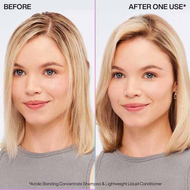 Redken Acidic Bonding Concentrate Lightweight Liquid Conditioner | fine | processed | bleached | blonde hair | non-oily | volume | lightweight | healthy 