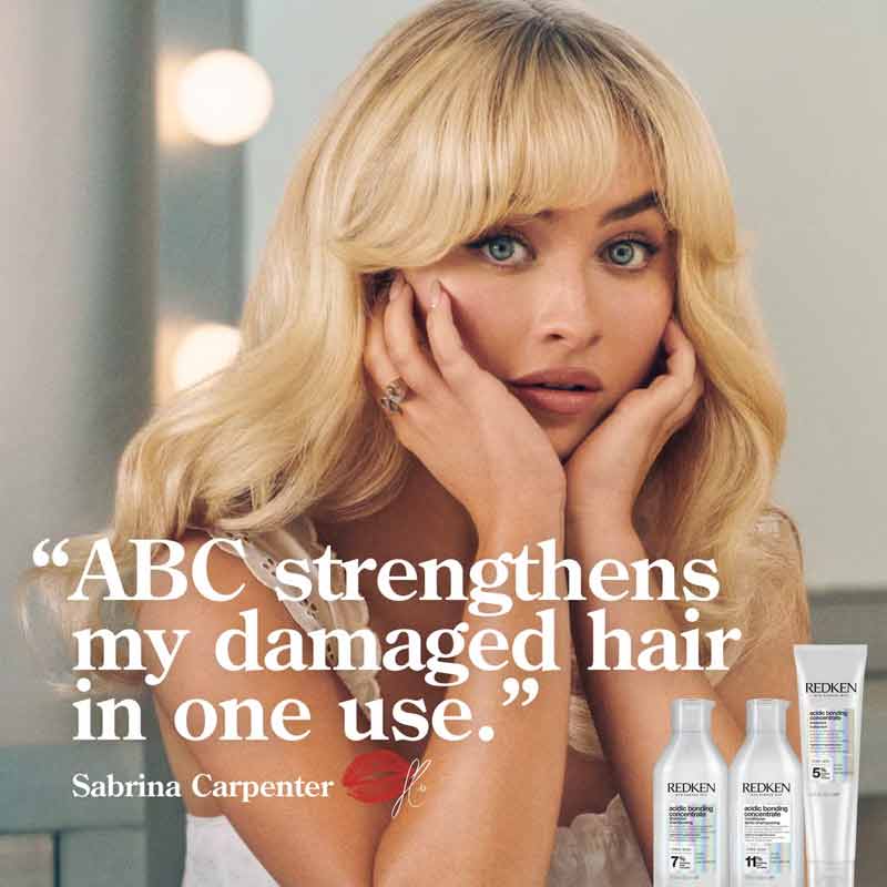 Redken Acidic Bonding Concentrate Perfecting Leave-In Treatment Sabrina Carpenter Haircare