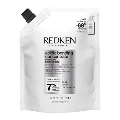 Redken Acidic Bonding Concentrate Shampoo 500ml Refill Pouch
