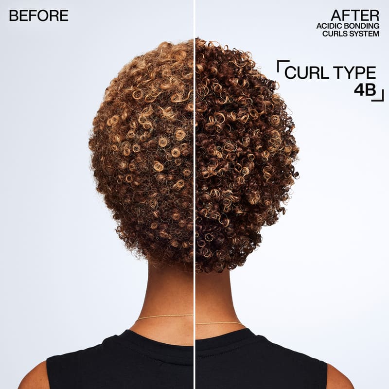 Redken Acidic Bonding Curls Shampoo | silicone-free | sulfate-free | removes build-up | gently cleanses curls | builds curly hair bonds | repairs curl strength | damaged and coloured hair | wavy, curly, and coily hair | defined curls | curly hair routine