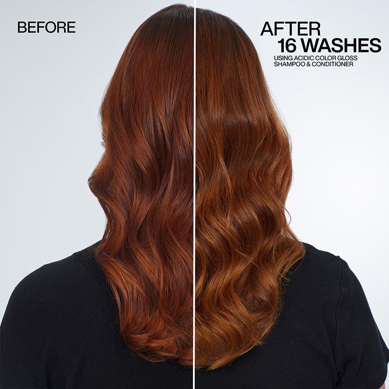 Redken Acidic Color Gloss Shampoo | Delivers glass-like shine | Acidic Shine Complex maintains color vibrancy