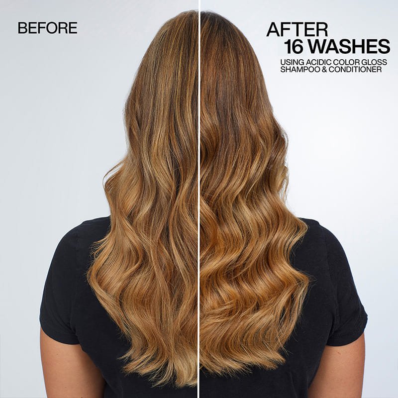 Redken Acidic Color Gloss Shampoo | Delivers glass-like shine | Acidic Shine Complex maintains color vibrancy