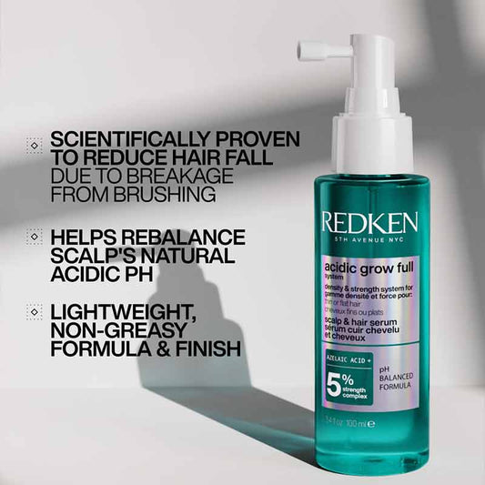 Redken Acidic Grow Full System Hair Serum for Thin Hair