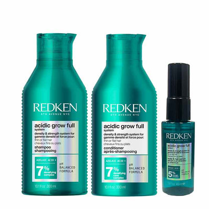 Redken Acidic Grow Full System Shampoo & Conditioner Duo + FREE Serum
