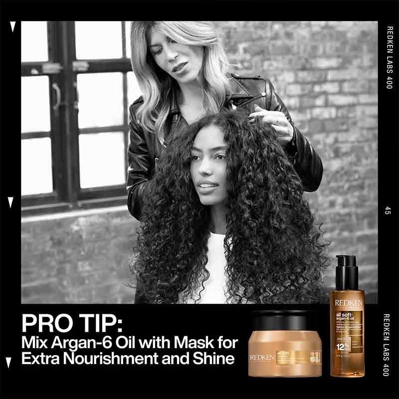 Redken All Soft All-In Hair Mask Pro Tip