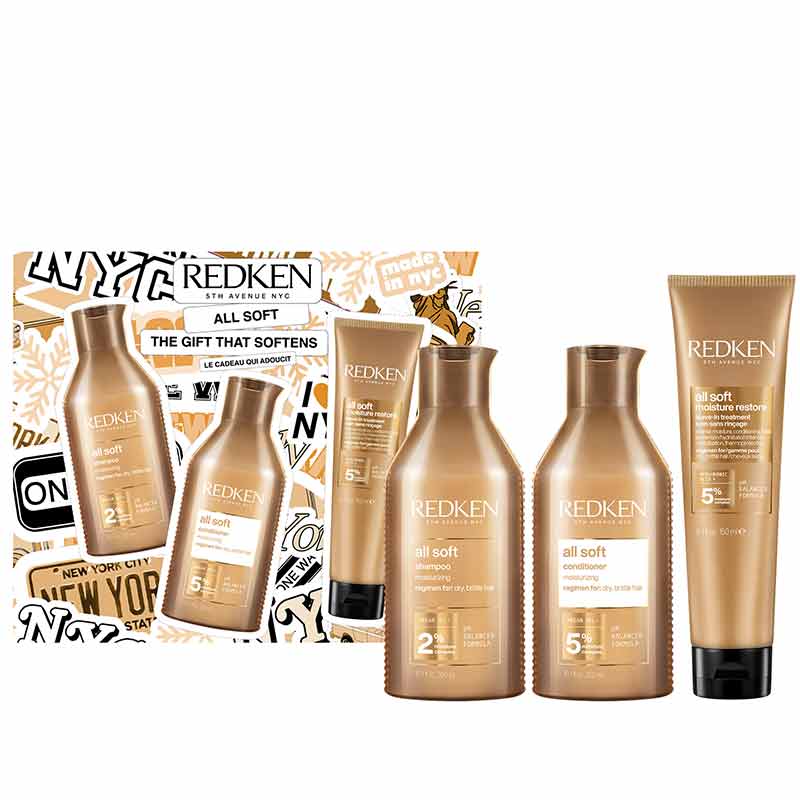 Redken All Soft Haircare Gift Set For Dry, Brittle Hair