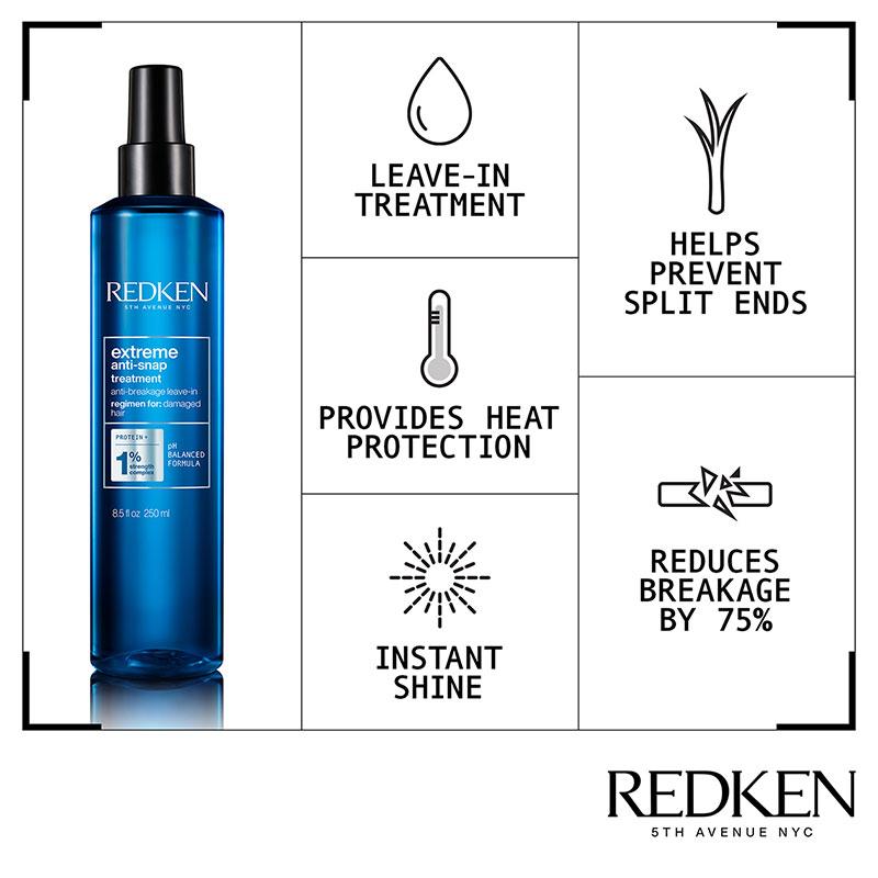 Redken Extreme Anti-Snap | breaking hair leave in treatment | weak hair | split ends treatment 