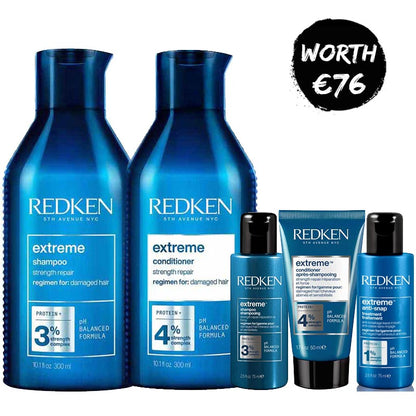 Redken Extreme Home & Away Bundle + FREE Extreme Anti Snap Treatment