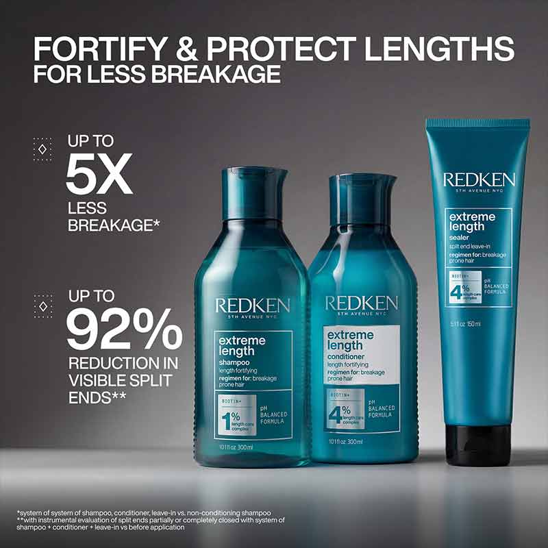 Redken Extreme Length Haircare Routine for less breakage