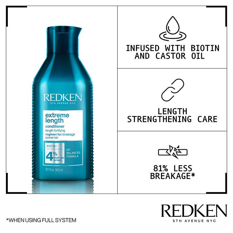 Redken Extreme length Conditioner | breaking hair | weak hair | damaged hair treatment 