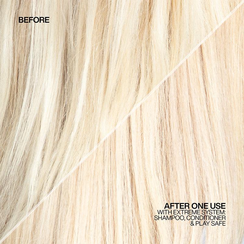 Redken Extreme Play Safe 230 | breaking hear | heat protection spray | fortifying leave in 