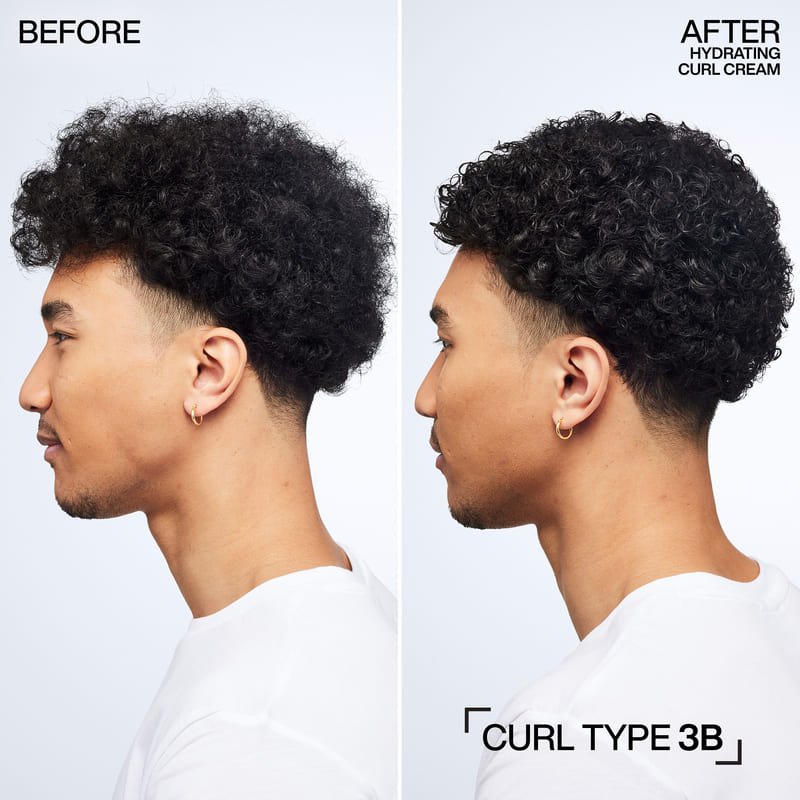 Redken Hydrating Curl Cream | curl defining cream | defines frizzy hair | heat protection | frizz reduction
