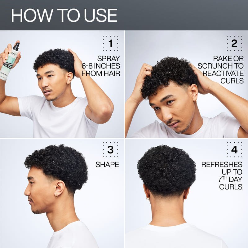Redken Refreshing Curl Mist | Hair mist for curly hair | hair mist | Curly hair spray | frizz reduction | defines curls