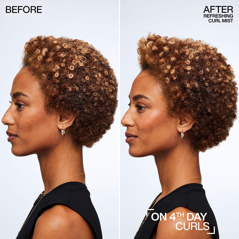 Redken Refreshing Curl Mist | Hair mist for curly hair | hair mist | Curly hair spray | frizz reduction | defines curls