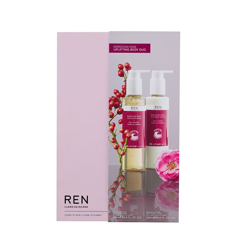 REN Moroccan Rose Uplifting Body Duo Gift Set