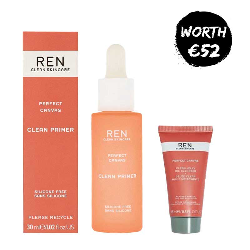REN Perfect Canvas Clean Primer + FREE Jelly Oil Cleanser 15ml
