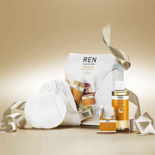 REN Radiance Brightening Duo Gift Set, dull skin solutions