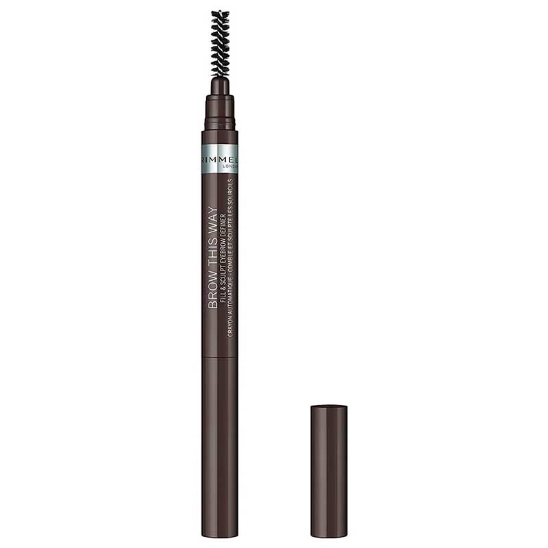 Rimmel London, Rimmel London Brow This Way Fill & Sculpt Eyebrow Definer, medium brown eyebrow pencil