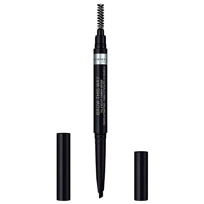 Rimmel London, Rimmel London Brow This Way Fill & Sculpt Eyebrow Definer, dark brown eyebrow pencil