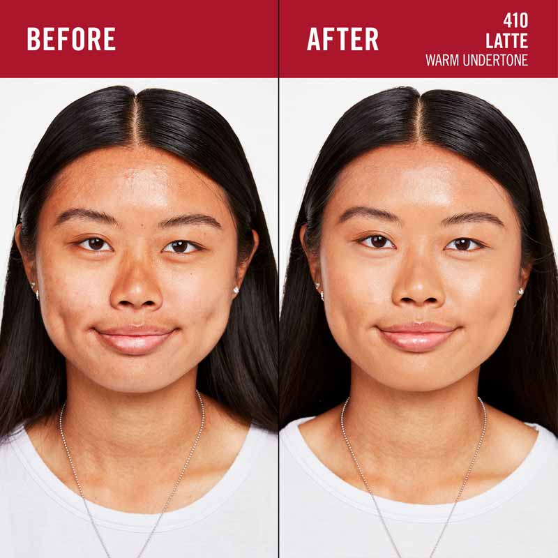 Rimmel London Lasting Finish 35 Hour Foundation | 410 latte | warm undertone | makeup | melts | skin | blend | seamless | conceal dark circles | imperfections| sets beautifully | won’t budge | flawless | complexion | skin | radiant
