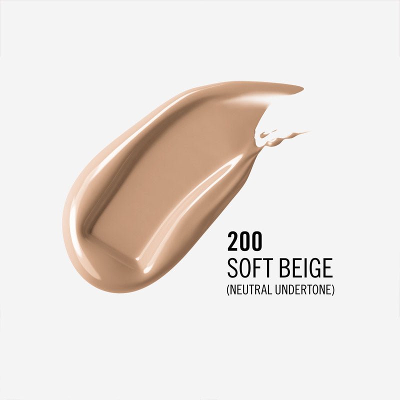 Rimmel London Lasting Finish 35 Hour Foundation | 200 soft beige | neutral undertone | swatch | hyaluronic acid | niacinamide | vitamin E | cruelty free | vegan