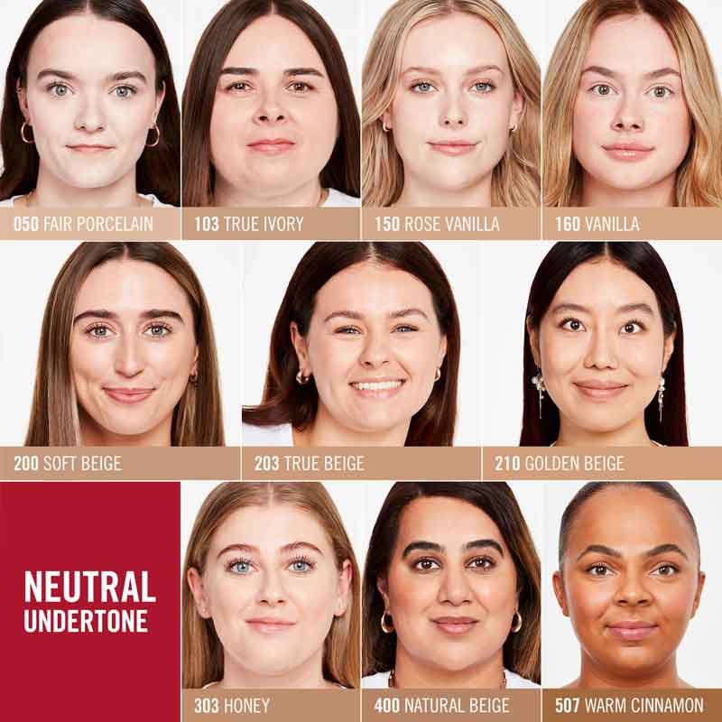 Rimmel London Lasting Finish 35 Hour Foundation | neutral undertone | product | demo | real people | flawless | skin | makeup | foundation