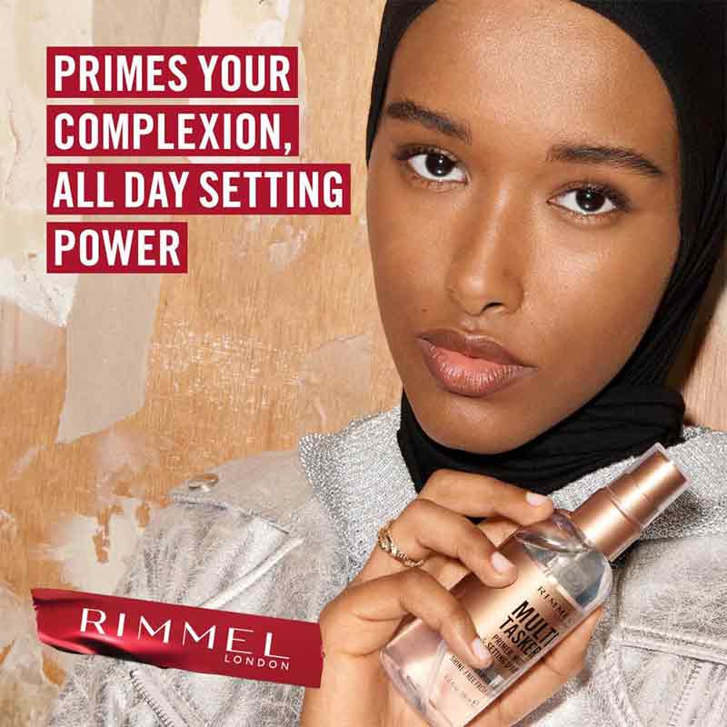 Rimmel London, setting spray, multitasker primer mist setting spray, all day setting power, makeup spray primer