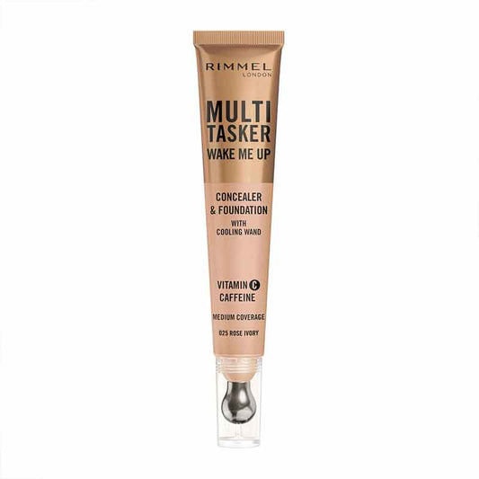 Rimmel London, Multi-Tasker Wake Me Up Foundation & Concealer, medium coverage concealer