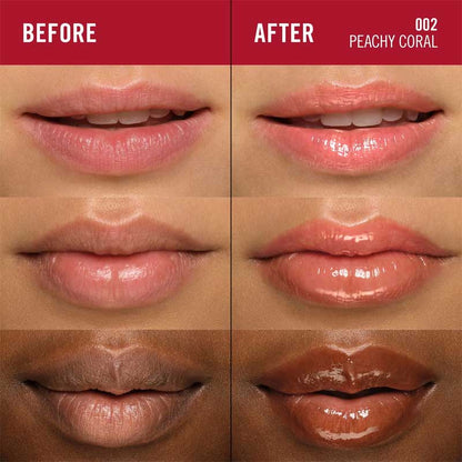 Rimmel London Oh My Gloss! Lip Oil | 002 Peachy Coral | Swatched