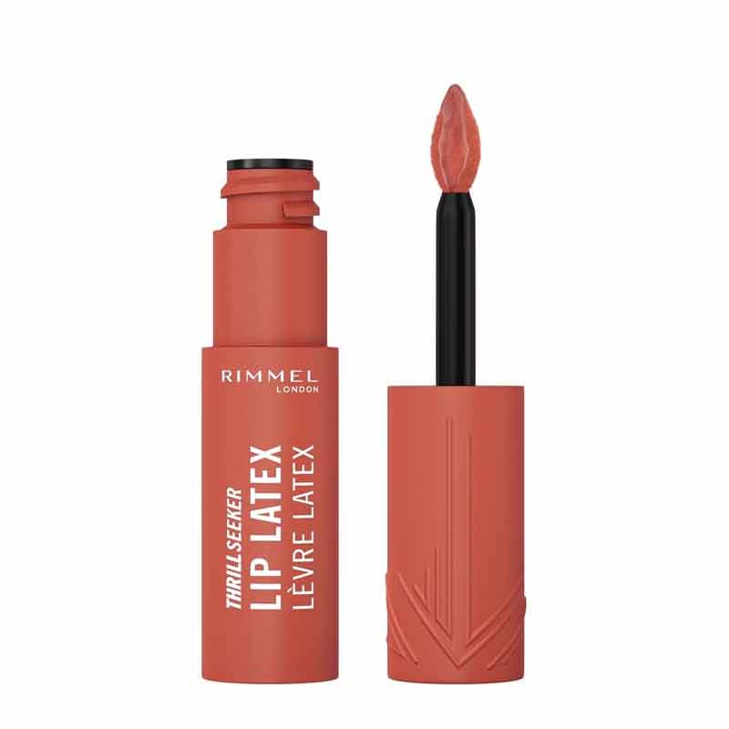 Rimmel London Thrill Seeker Lip Latex Liquid Lipstick 200 So Peachy