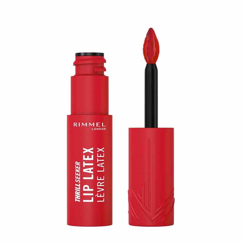 Rimmel London Thrill Seeker Lip Latex Liquid Lipstick 400 Rimmel Red