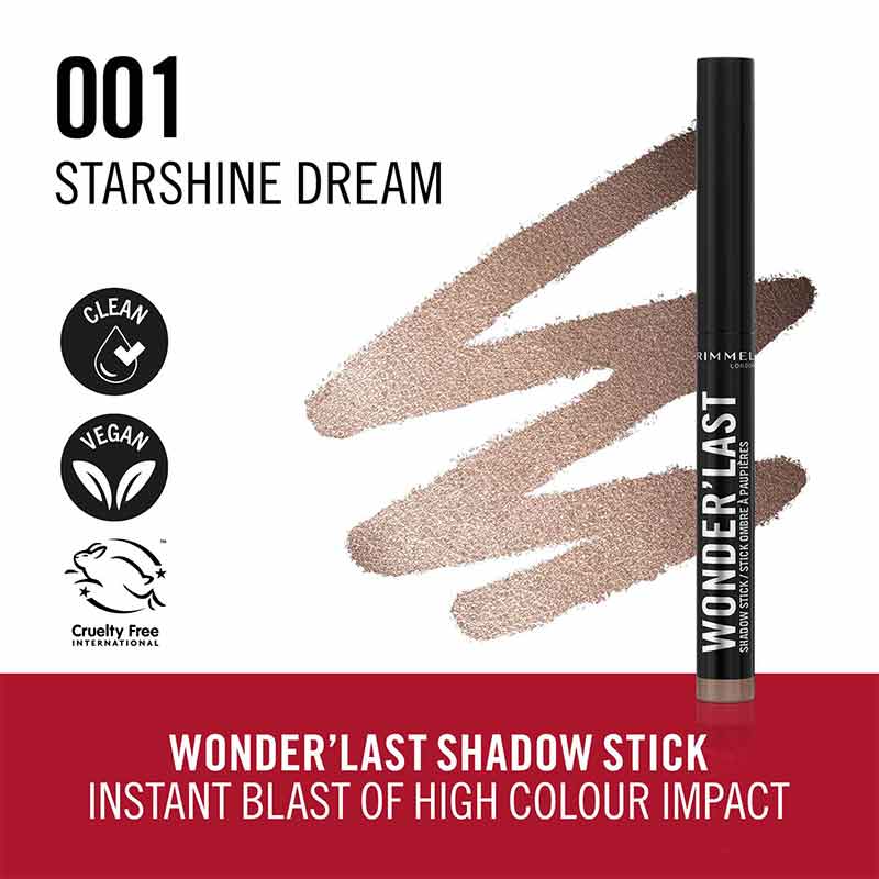 Rimmel London, Wonder Last Shadow Stick, eyeshadow stick, shimmer eyeshadow stick, shade starshine dream