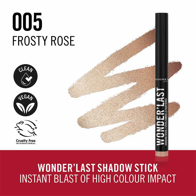 Rimmel London, Wonder Last Shadow Stick, eyeshadow stick, shimmer eyeshadow stick, shade frosty rose