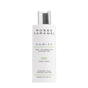 Rose & Caramel Purity Fade Away Self Tan Removing Shower Gel 200ml
