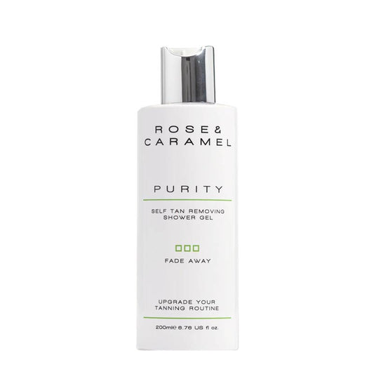 Rose & Caramel Purity Fade Away Self Tan Removing Shower Gel 200ml