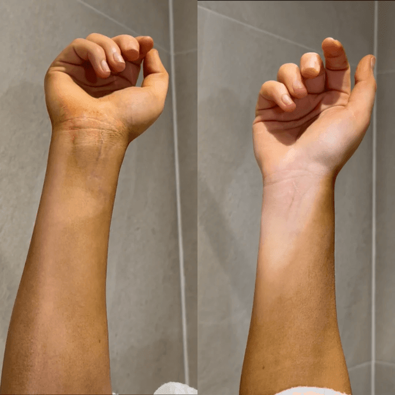 Rose & Caramel Purity Reset 4-in-1 Tan Removal Gloves
