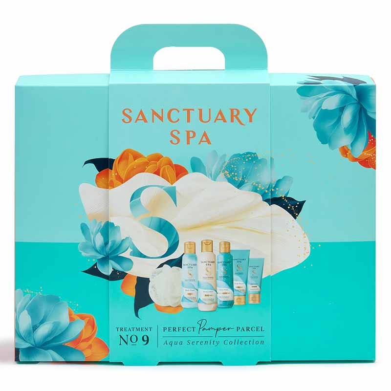 Sanctuary Aqua Serenity Pamper Parcel Gift Set