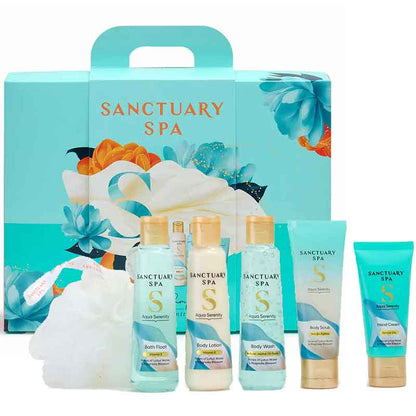Sanctuary Aqua Serenity Pamper Parcel Gift Set